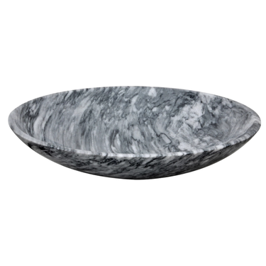 Tiffany Collection Cloud Gray Marble Bowl