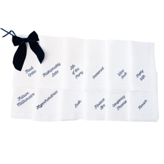 Party Superlatives Linen Dinner Napkins, Set of 12