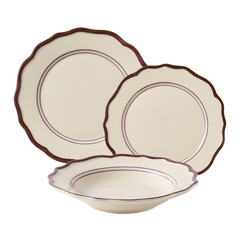 Darlene Dinnerware with Pasta Bowl, Set of 12