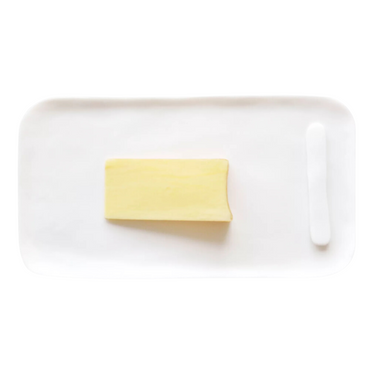 Sculpt Serving Board with Cheese Spreader, Large