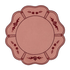 Linen Placemat, Oriental Pink
