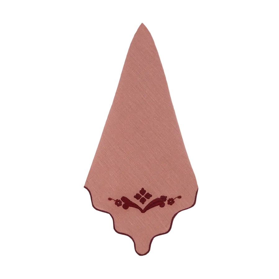 Linen Napkin, Oriental Pink
