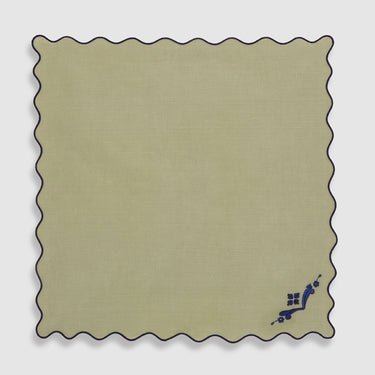 Linen Napkin, Oriental Green
