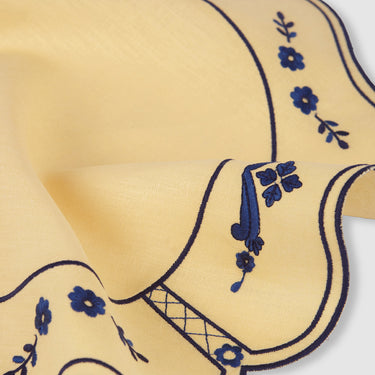 Linen Placemat, Oriental Yellow