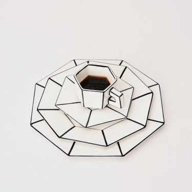 Carte Blanche Espresso Cup with Saucer