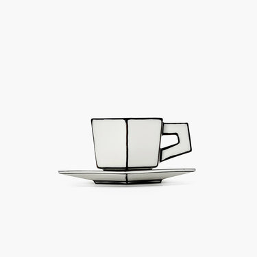 Carte Blanche Espresso Cup with Saucer