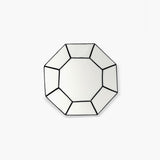Dessert plate white - black Carte Blanche