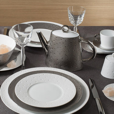 Ecume Platinum Tea Cup & Saucer
