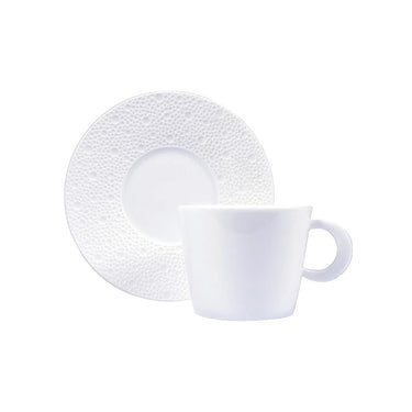 Ecume White Tea Cup & Saucer