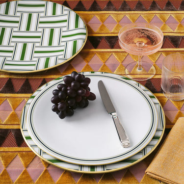 Fluen Heritage Green Buffet Plate