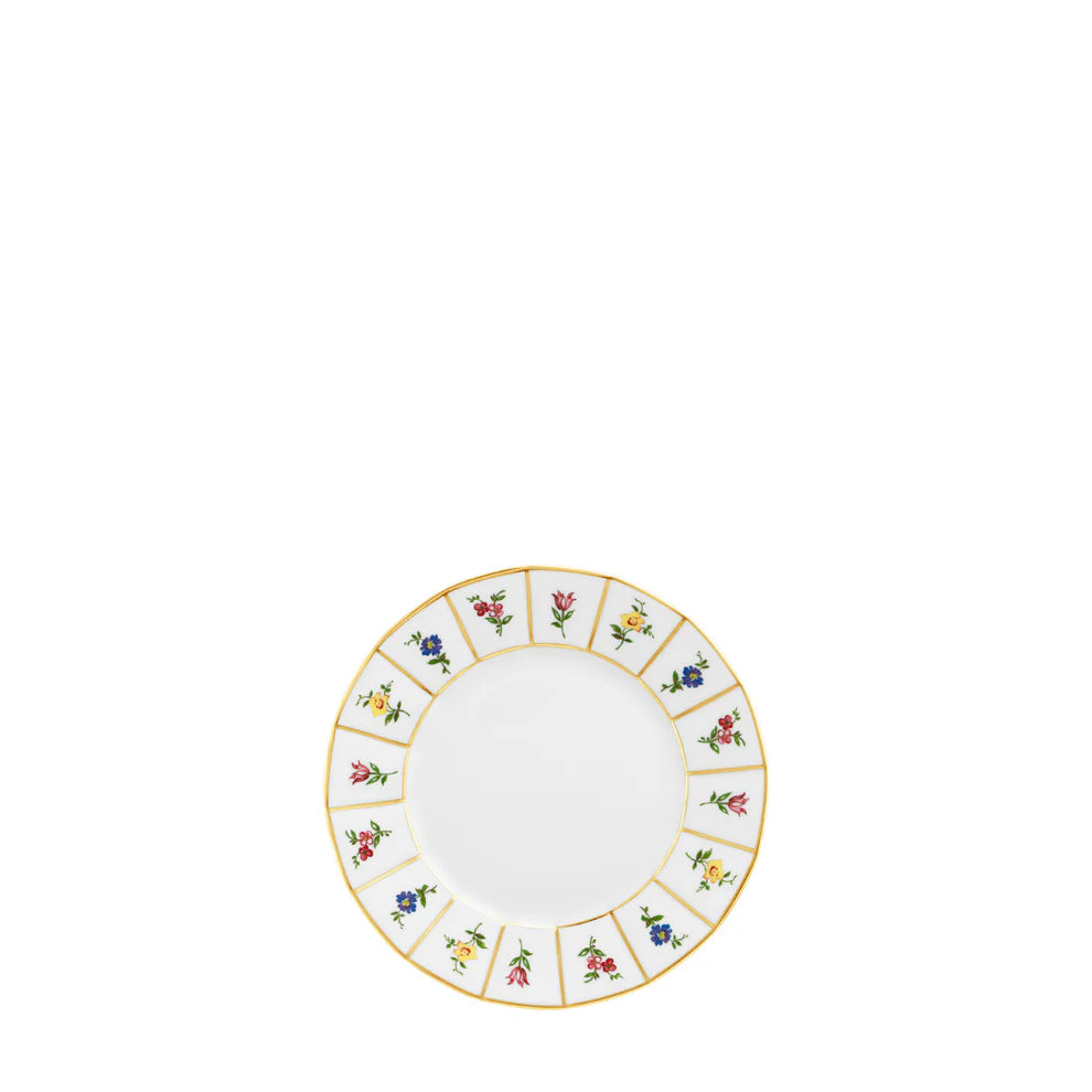 Grecque Mille Fleurs Bread & Butter Plate