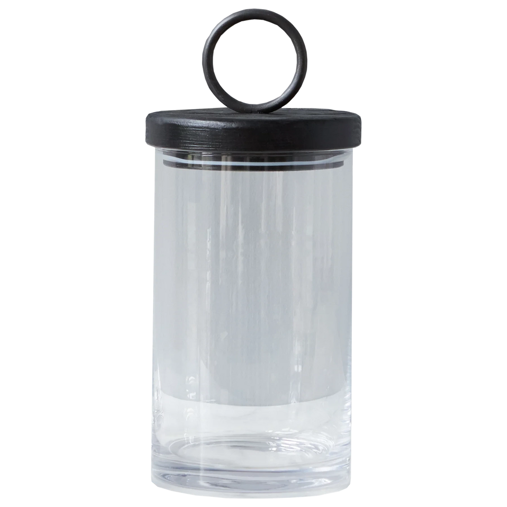 Barcelona Iron Top Canister, Medium