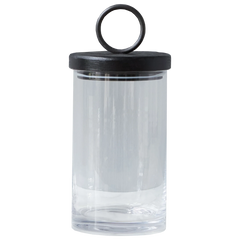 Barcelona Iron Top Canister, Medium