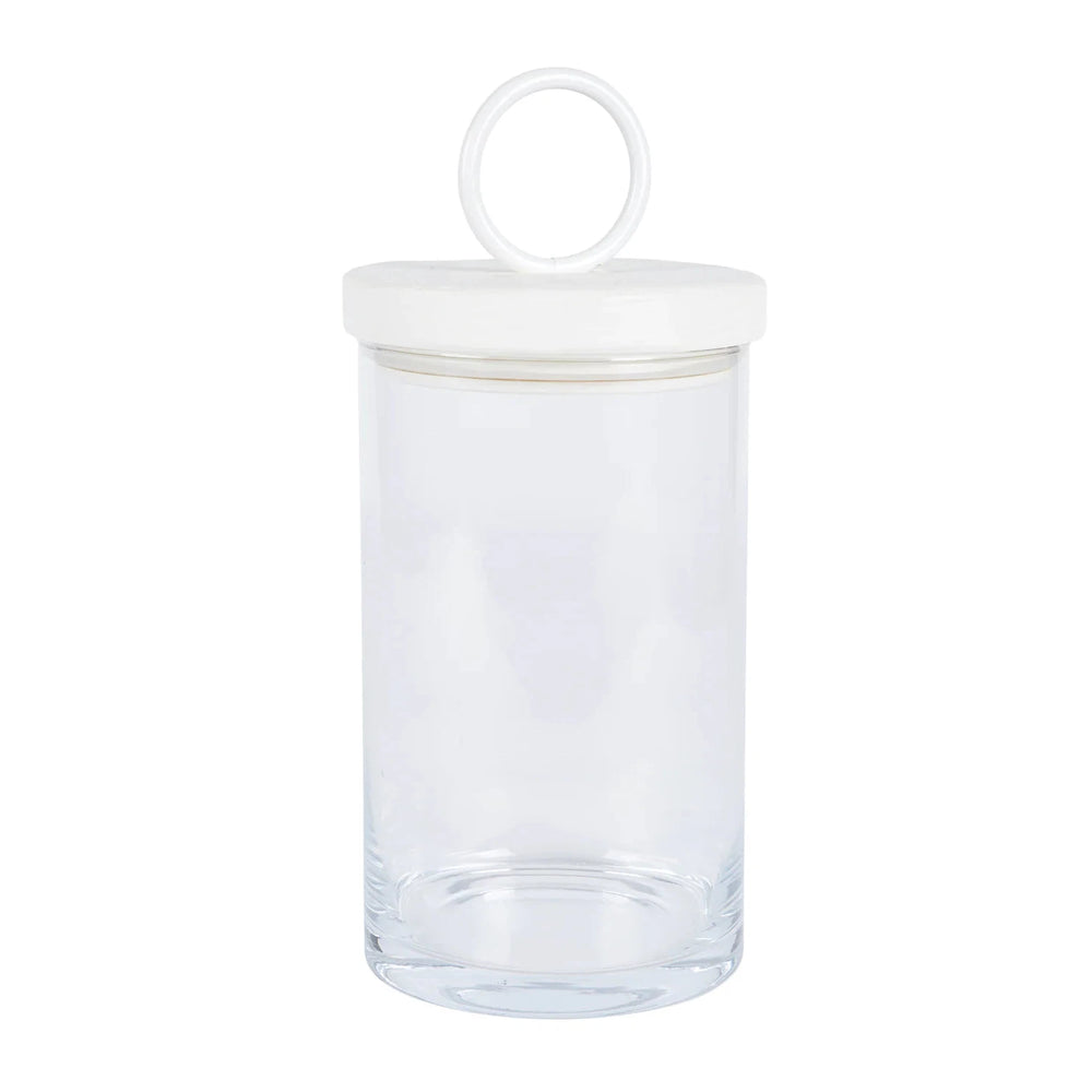 Bianca Iron Top Canister, Medium