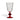 Perfetto Wine Glass, Set of 12 with Carafe in Red