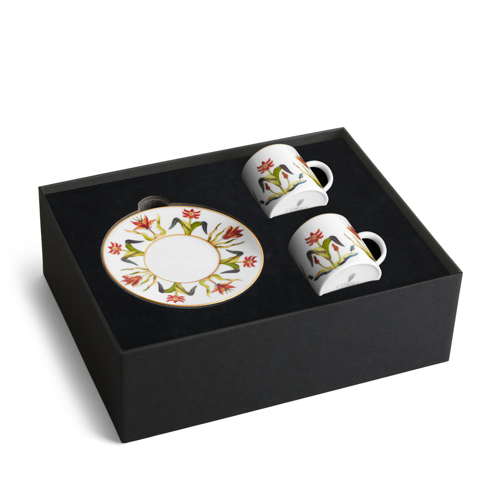 Grand Tour Espresso Cup & Saucer, Set of 2