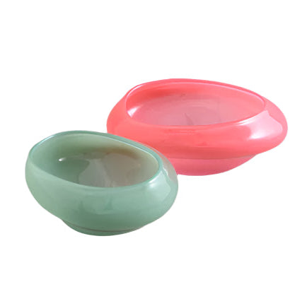Candy Dish, Set of 2, Pink & Mint