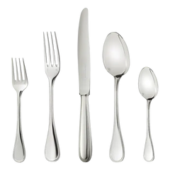 Perles Sterling Silver Five Piece Place Setting