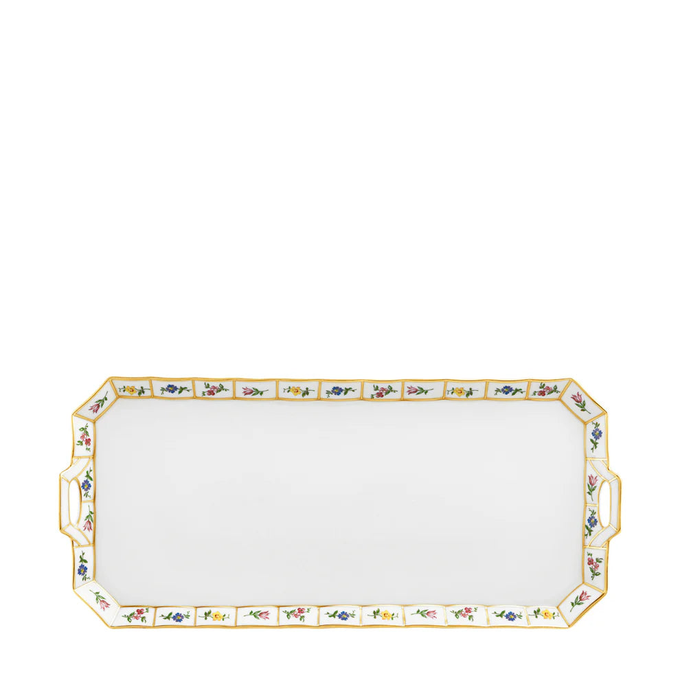Grecque Mille Fleurs Sandwich Plate