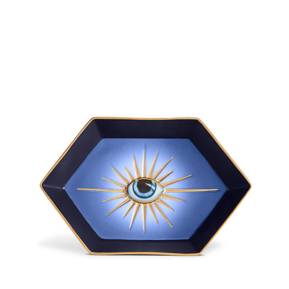 Lito Hexagon Tray, Blue