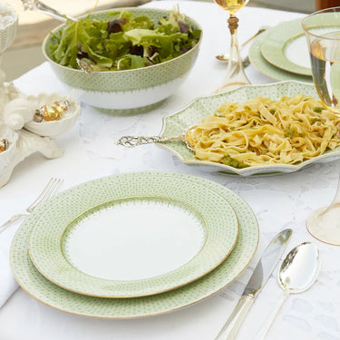 Lace Dinnerware, Apple Green