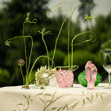 Tourbillons Vase, Small, Pink Luster