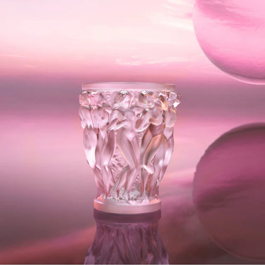 Bacchantes Vase, Pink Luster