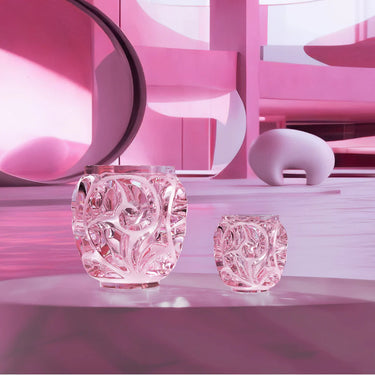 Tourbillons Vase, Small, Pink Luster