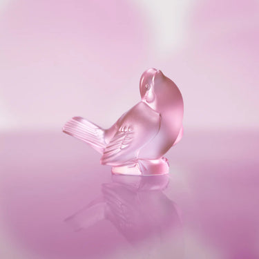 Sparrow Sculpture, Pink Luster
