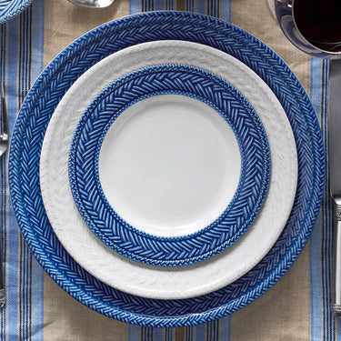 Le Panier Dinnerware, White & Delft Blue