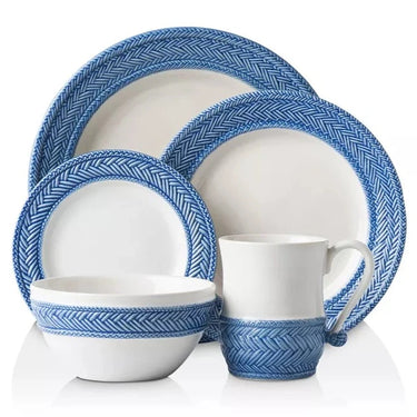 Le Panier Dinnerware, White & Delft Blue