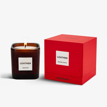 Library Scented Candle, Leather