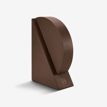 Cubist Bookend, Right, Brown