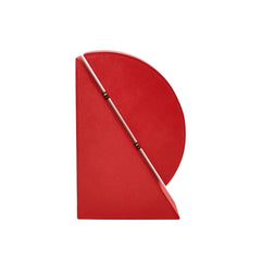 Cubist Bookend, Right, Red