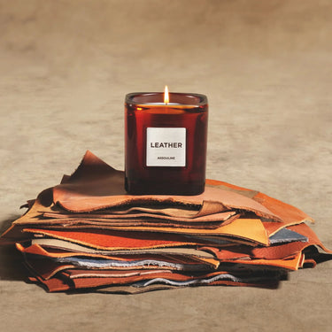 Library Scented Candle, Leather