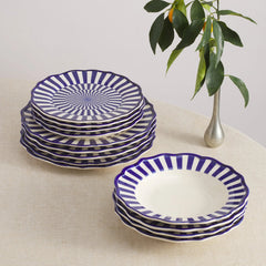 Riviera Special Edition Dinnerware with Pasta Bowl, 12 Piece Set