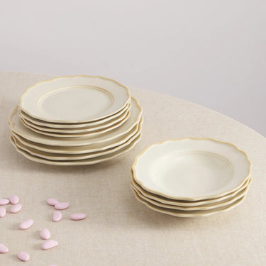 Colette Dinnerware with Pasta Bowl, Set of 12