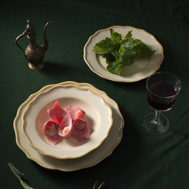 Colette Dinnerware with Pasta Bowl, Set of 12