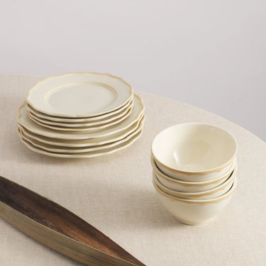 Colette Dinnerware with Cereal Bowl, Set of 12