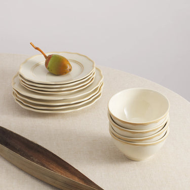 Colette Dinnerware with Cereal Bowl, Set of 12