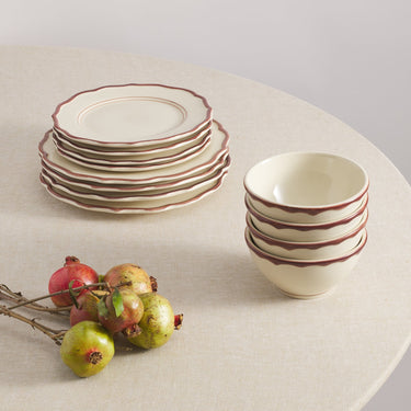 Darlene Dinnerware with Cereal Bowl, Set of 12