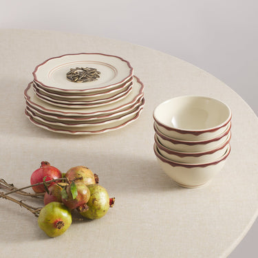 Darlene Dinnerware with Cereal Bowl, Set of 12