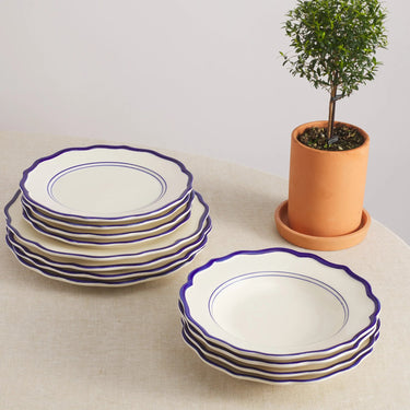 Jane Dinnerware with Pasta Bowl, Set of 12