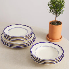 Jane Dinnerware with Pasta Bowl, Set of 12