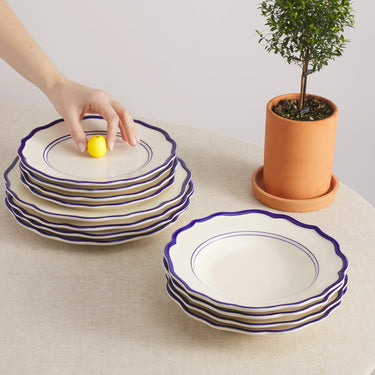 Jane Dinnerware with Pasta Bowl, Set of 12