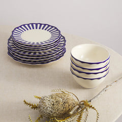 Riviera Dinnerware with Cereal Bowl, Set of 12