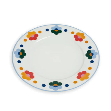 Floral Dinner Plates, Set of 4