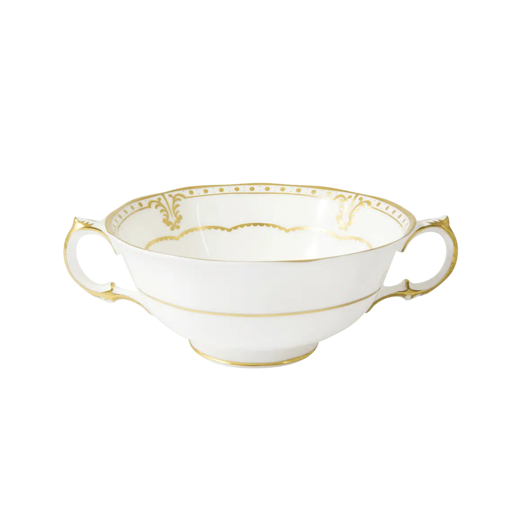 Elizabeth Gold Cream Soup Cup