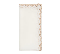 Arches Napkin, White & Natural, Set of 4