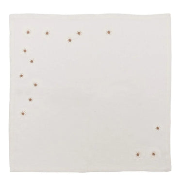 Florette Napkin, White & Natural, Set of 4